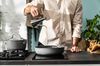 Ballarini Salina Serving Pan w/Lid 28cm Ceramic Titanium_33640