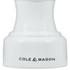 Cole & Mason Hoxton White Gloss Salt Mill 104mm_30582