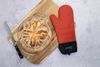 Cuisena Silicone & Fabric Oven Glove - Red_31270