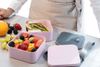 Cuisena RPET Square Bento Box - 2 layer - Pink_32456