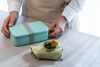 Cuisena RPET Rectangular Bento with Cutlery -Aqua_32452