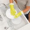 Full Circle Natural Latex Cleaning Gloves Large - Green_17727