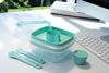 LocknLock To-Go 2 in 1 Salad Container - Aqua_32562