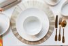 Mikasa Chalk 4-Piece Porcelain Dinner Plate Set, 27cm, White_30941