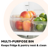 Oggi Fridge/Pantry Storage Bin with Finger Grip Handle (30x14.5x9cm)_20445