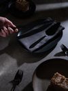 Splayd Cake Knife & Cake Server Set/2 - Black_33771