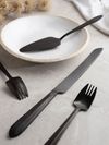 Splayd Cake Knife, Server & Splayd Set of 8 - Black_33789