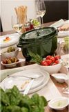 Staub Cocotte Round 28cm Basil Green_5202