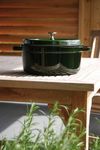 Staub Cocotte Round 28cm Basil Green_5206