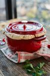 Staub Cocotte Round 24cm Cherry Red_16696