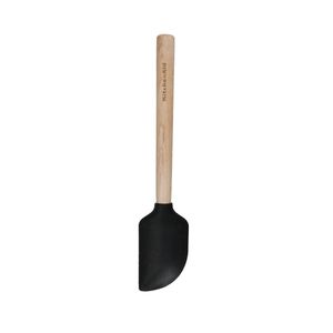 KitchenAid Maple Handle Silicone Mini Scraper Spatula