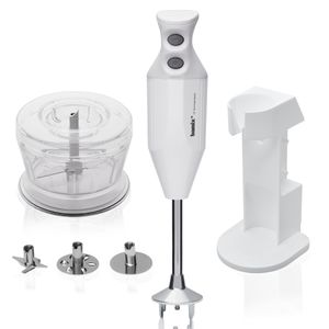 Bamix Deluxe Immersion Blender 180W White