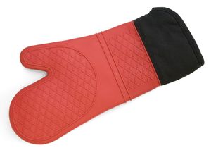 Cuisena Silicone/Fabric Oven Glove - Red