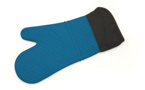 Cuisena Silicone/Fabric Oven Glove - Blue