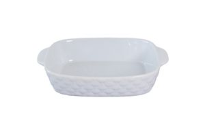 Cuisena Ceramic Baking Dish - White - 24cm
