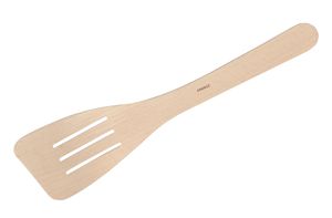 Euroline Wooden Slotted Curved Spatula 30cm