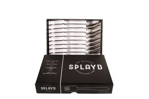 Splayd Black Label Stainless Steel Satin Set/8