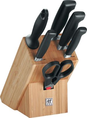 Zwilling FOUR STAR Knife Block 7pc Set