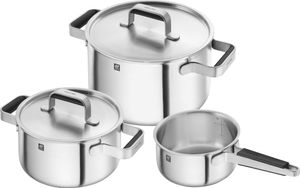 Zwilling Pure Stainless Steel 3pc Cookware Set