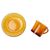 Duralex Lys Amber Tea Cup & Saucer Set of 6_21335
