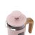 La Cafetière Pisa 3-Cup Cafetière, Pink_26166