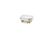 LocknLock Clear Glass White Rect Container -380ml_33397