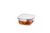 LocknLock Clear Glass White Square Container - 500ml_33420