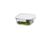 LocknLock Clear Glass White Square Container - 750ml_33324