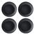 Mikasa Jardin Midnight 12-Piece Stoneware Dinner Set, Black_31102