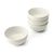 Mikasa Cranborne 4-Piece Stoneware Cereal Bowl Set, 15cm, Cream_30785