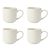 Mikasa Cranborne 4-Piece Stoneware Mug Set, 320ml, Cream_31001