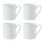 Mikasa Egret 4-Piece China Mug Set, 380ml, White_30936