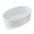 Mikasa Chalk Porcelain Oval Pie Dish, 18cm, White_30831