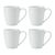 Mikasa Chalk 4-Piece Porcelain Mug Set, 380ml, White_31009