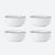 Mikasa Limestone Porcelain 12pc Dinner Set, White_30707
