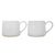 Mikasa Farmhouse 'Love You' Stoneware Mugs, Set of 2, 380ml, White_30699