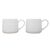Mikasa Farmhouse Star Stoneware Mugs, Set of 2, 380ml, White_31076