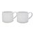 Mikasa Farmhouse Star Stoneware Mugs, Set of 2, 380ml, White_31078