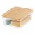 Oggi Clear Storage Bin with Bamboo Lid - Small_20371