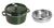 Staub  Cocotte Round with Steamer 26cm Basil Green_2906