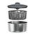 Zyliss Easy Spin Salad Spinner S/Steel L_33551