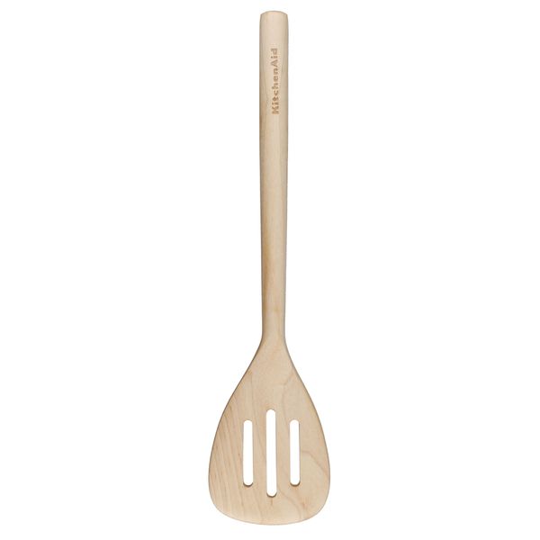 KitchenAid Maple Wood Slotted Turner