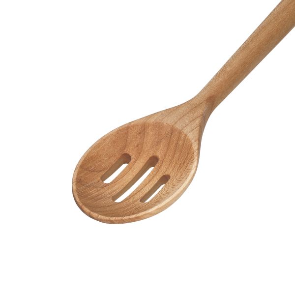 KitchenAid Maple Wood Slotted Spoon