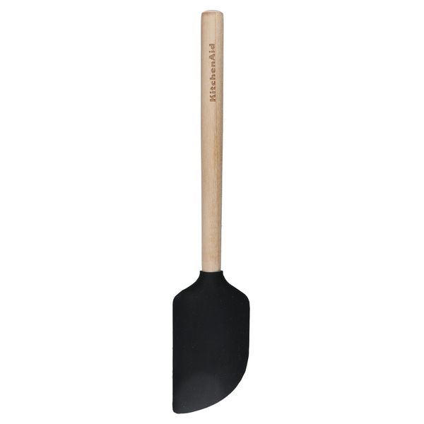 KitchenAid Maple Handle Silicone Scraper Spatula