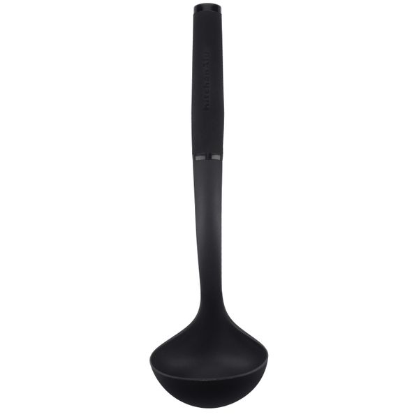 KitchenAid Soft Touch Ladle Nylon - Black