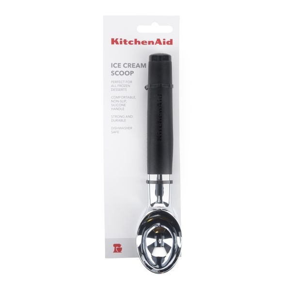 KitchenAid Soft Touch Ice Cream Scoop - Black