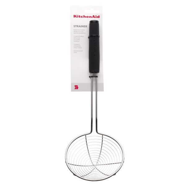 KitchenAid Soft Touch Wire Strainer - Black