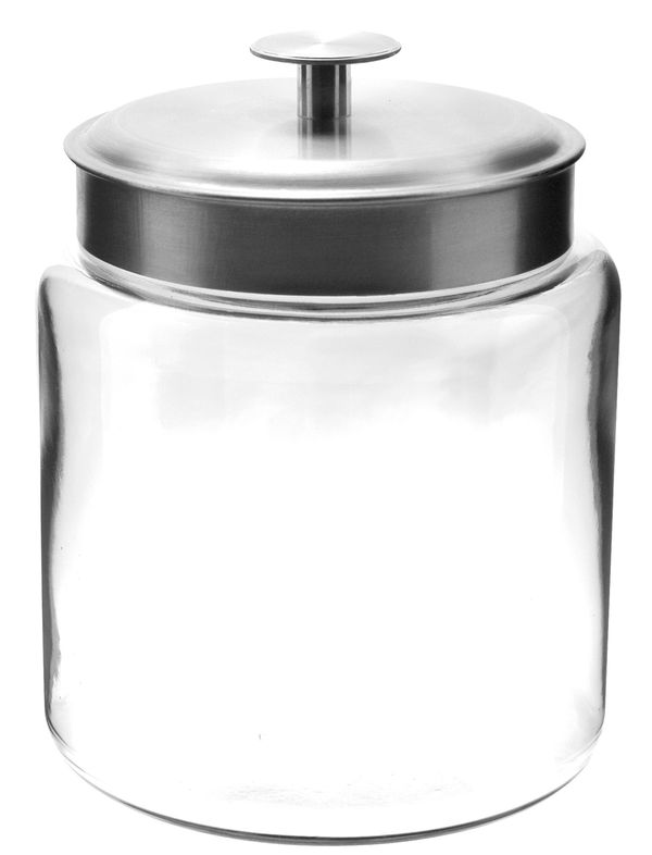 Anchor Hocking Montana Jar 2.9L with Brushed Stainless Steel Lid 22x17.5cm