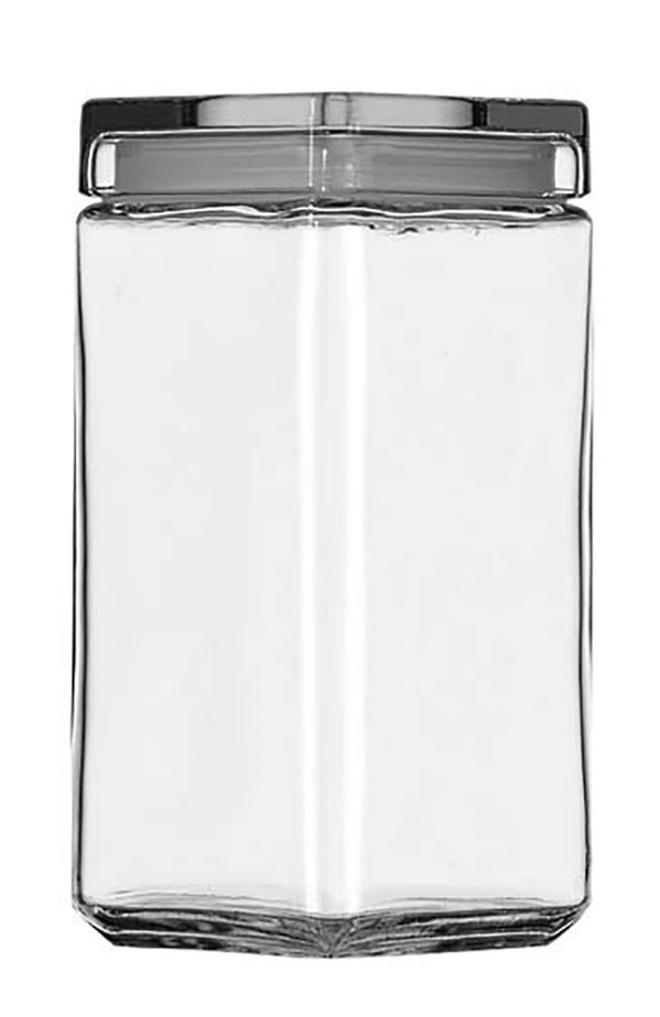 Anchor Hocking Stackable Jar 1.89L with Glass Lid 24x10.5cm