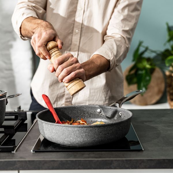 Ballarini Salina Saute Pan w/Lid 28cm Ceramic Titanium